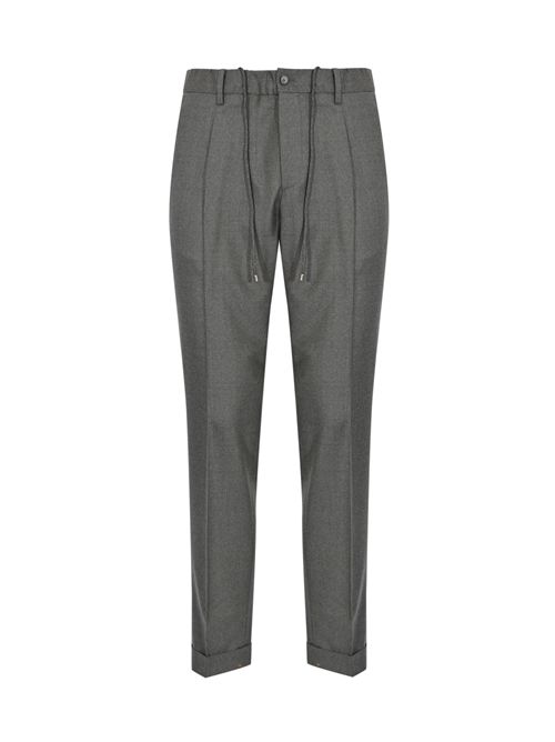 Pantalone Isola in lana con coulisse Grigio BRIGLIA | ISOLAS 40012000060
